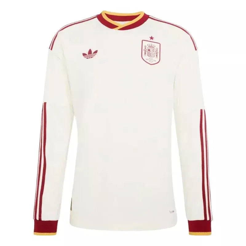 Spain 2026 Away Jersey Soccer Long Sleeve Fan Version - WORLD CUP 2026