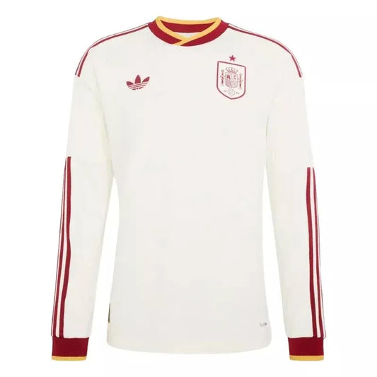 Spain 2026 Away Jersey Soccer Long Sleeve Fan Version - WORLD CUP 2026