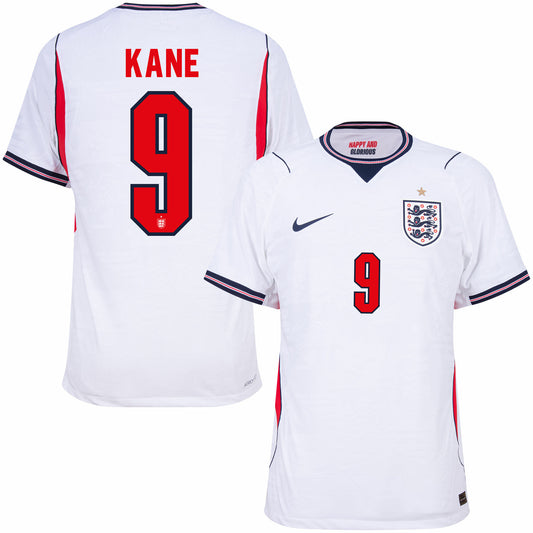 England 2026 Home Jersey Soccer Player Kane #9 - World Cup 2026