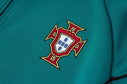 Portugal Tracksuit Full Ziper Green 2026
