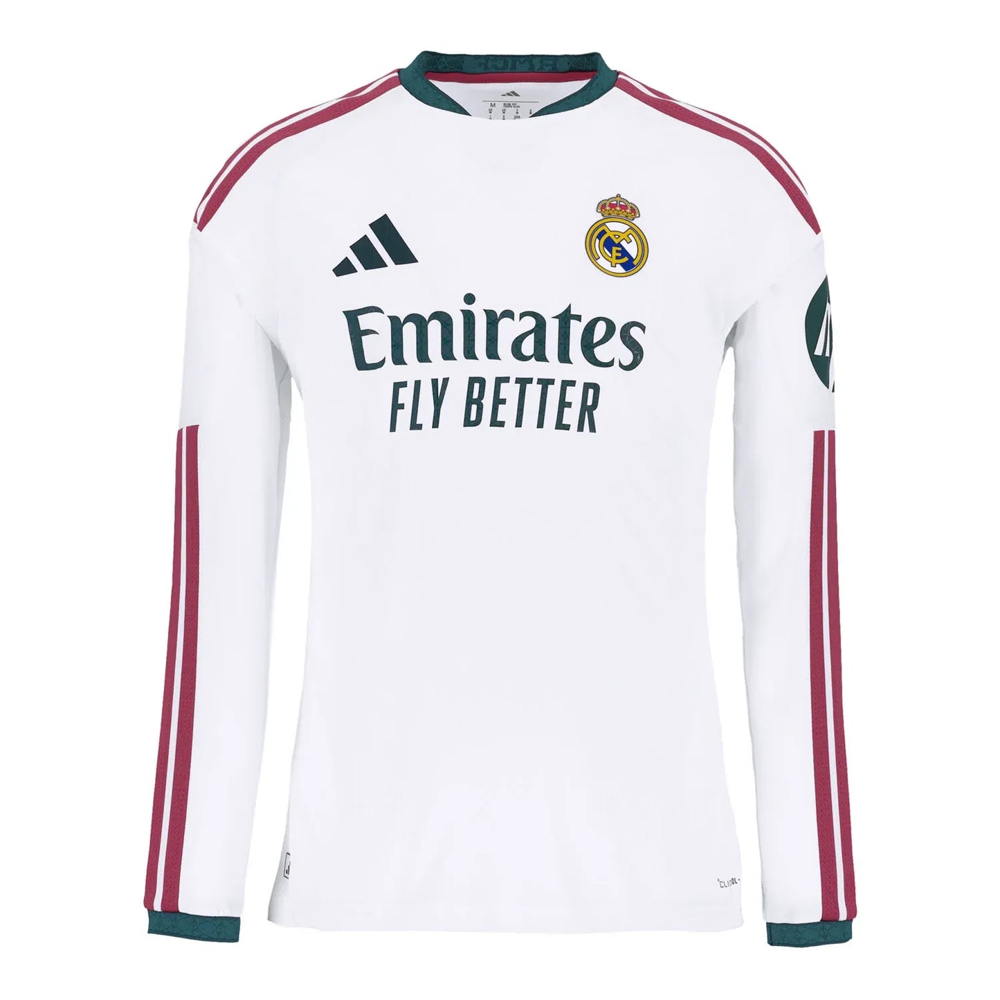 Real Madrid Home Long Sleeve Jersey 26/27