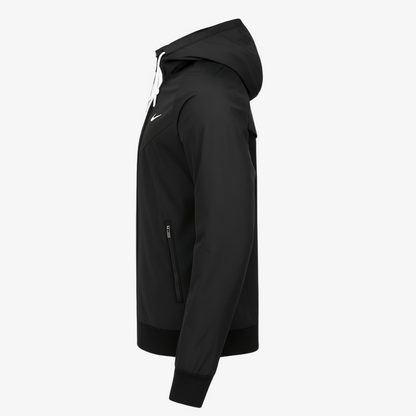 Corinthians 2025 Windbreaker Hoodie Jacket Black