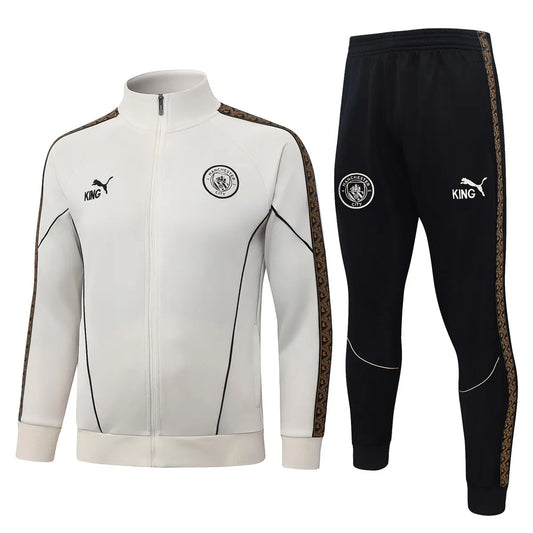 Manchester City Tracksuit Kit Cream 26/27