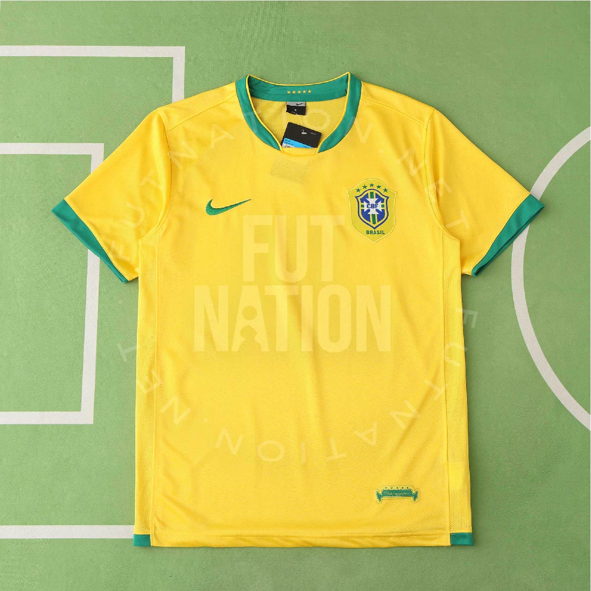 Brazil Home 2006 Jersey Soccer - Retro Version
