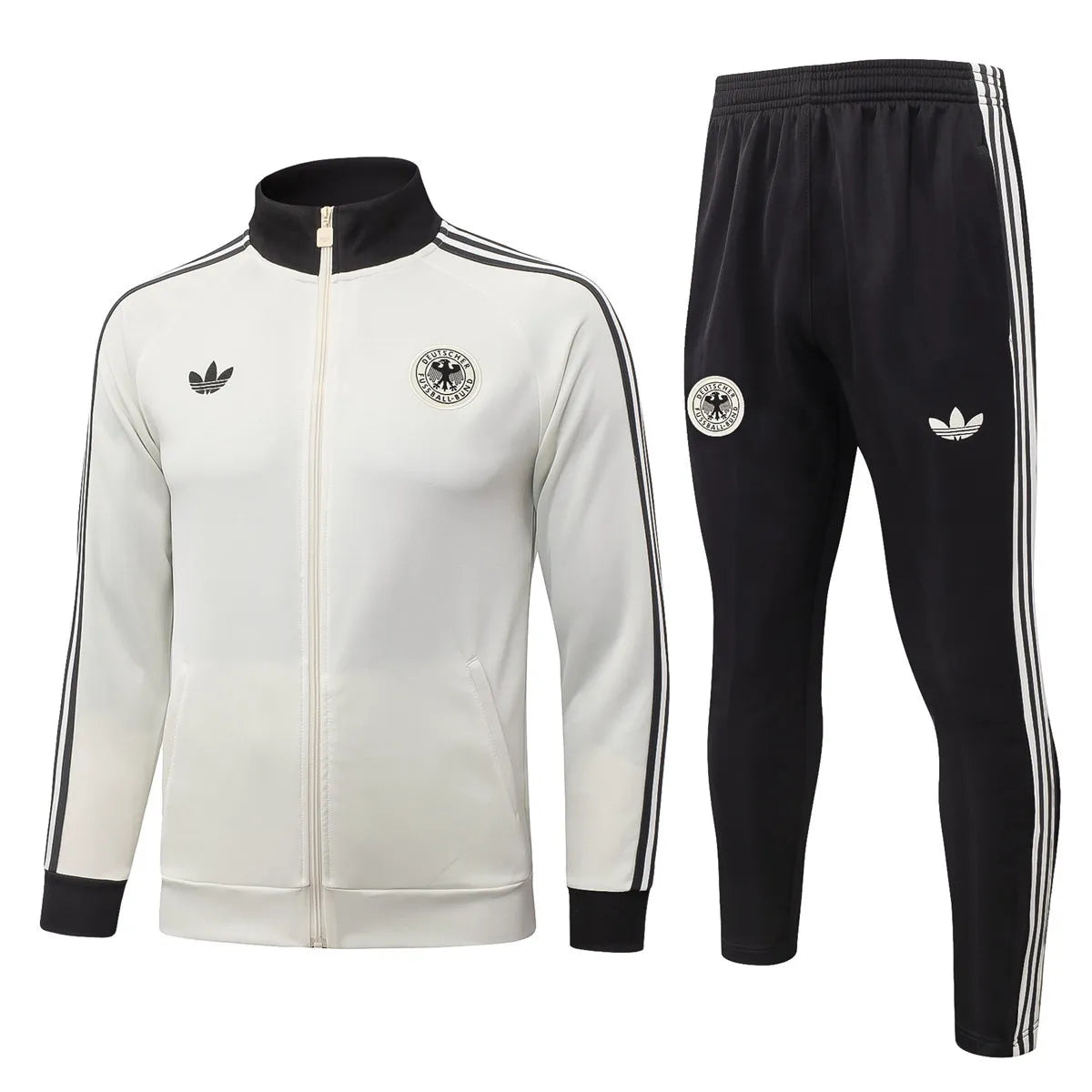 Germany Tracksuit Full Ziper Beige 2026