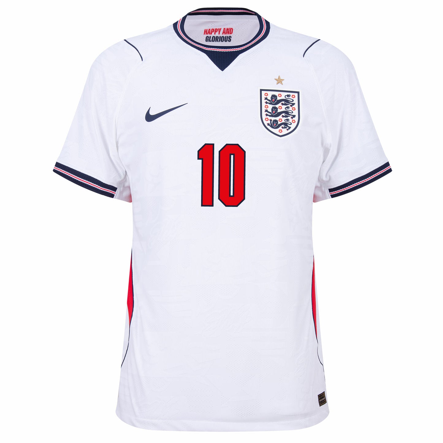 England 2026 Home Jersey Soccer Player Bellingham #10 - World Cup 2026
