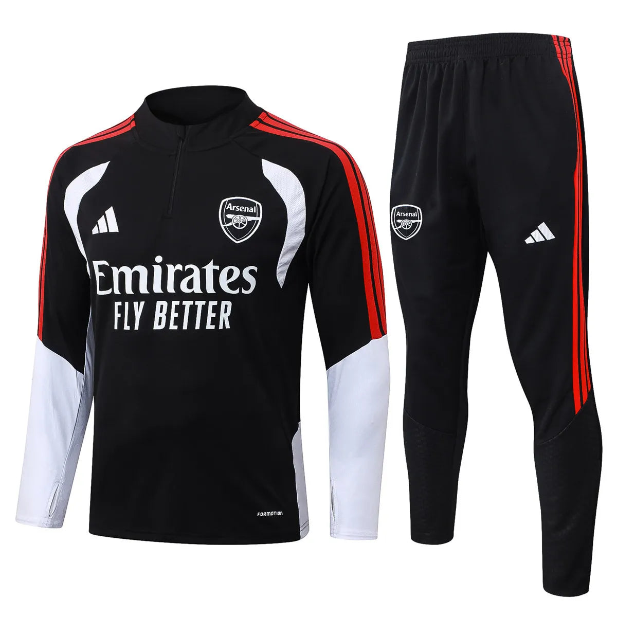 Arsenal Tracksuit Kit Black 26/27