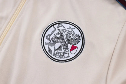 Ajax Tracksuit Kit Cream 2025/26 Full Ziper