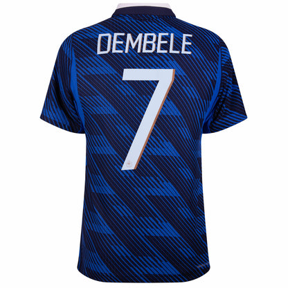 France 2026 Home Jersey Soccer Player Dembele #7 - World Cup 2026