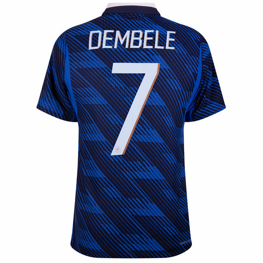 France 2026 Home Jersey Soccer Player Dembele #7 - World Cup 2026