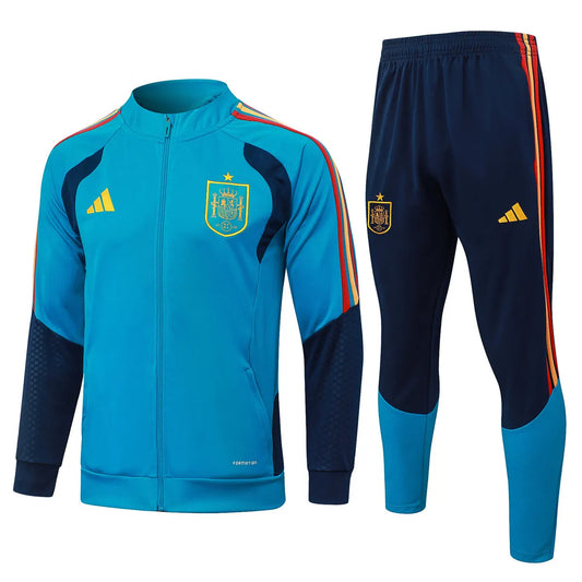 Spain Tracksuit Training Full Ziper Blue 26/27