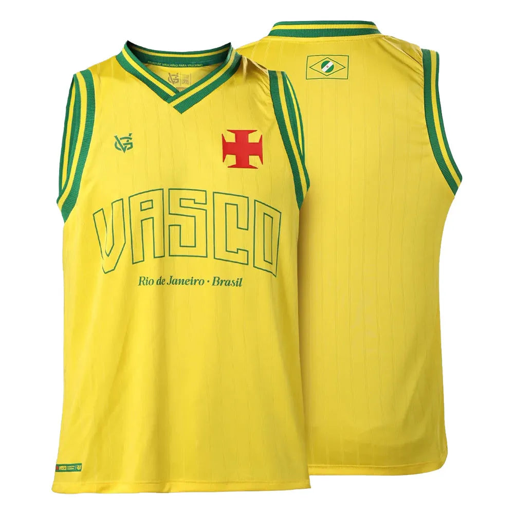 Vasco da Gama Brasil Louro da Colina Yellow Singlet 2026/27