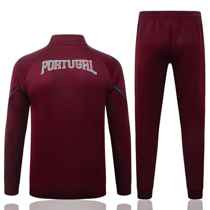 Portugal Tracksuit Full Ziper Burgundy 2026
