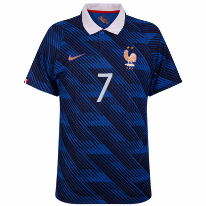 France 2026 Home Jersey Soccer Player Dembele #7 - World Cup 2026