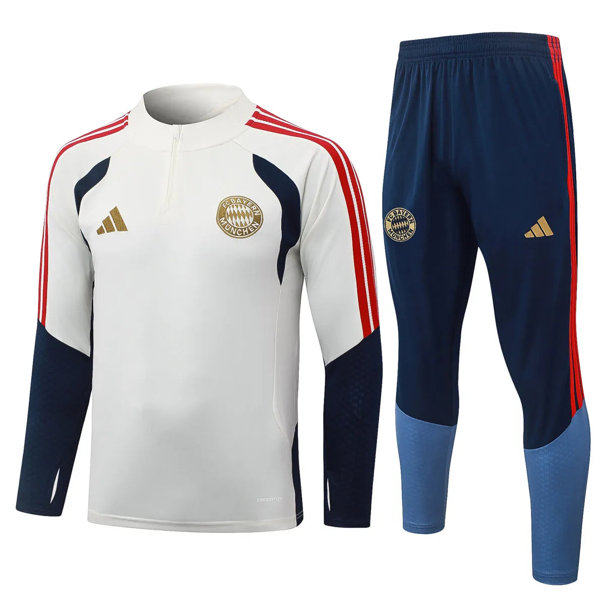 Bayern Munich Tracksuit Kit Cream-Royal 2026/27