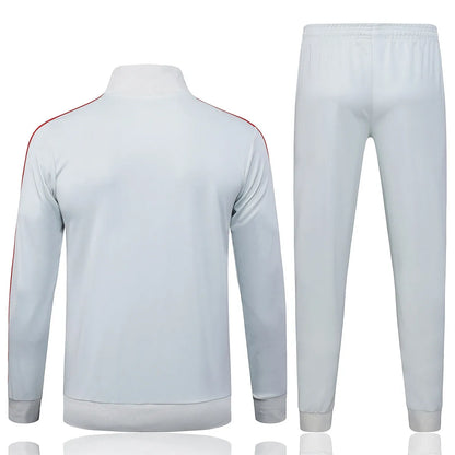 Flamengo Jacket + Pants Training Suit Light Grey 2025/26 - Tracksuit