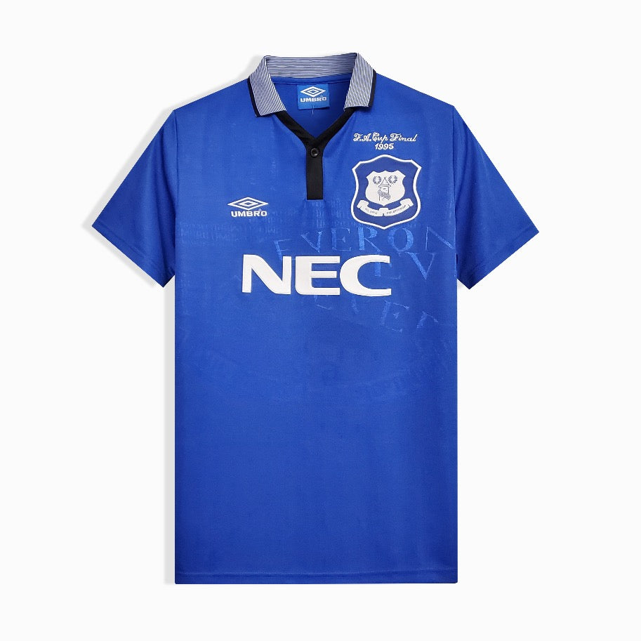 Everton FA Cup Retro Jersey 1995