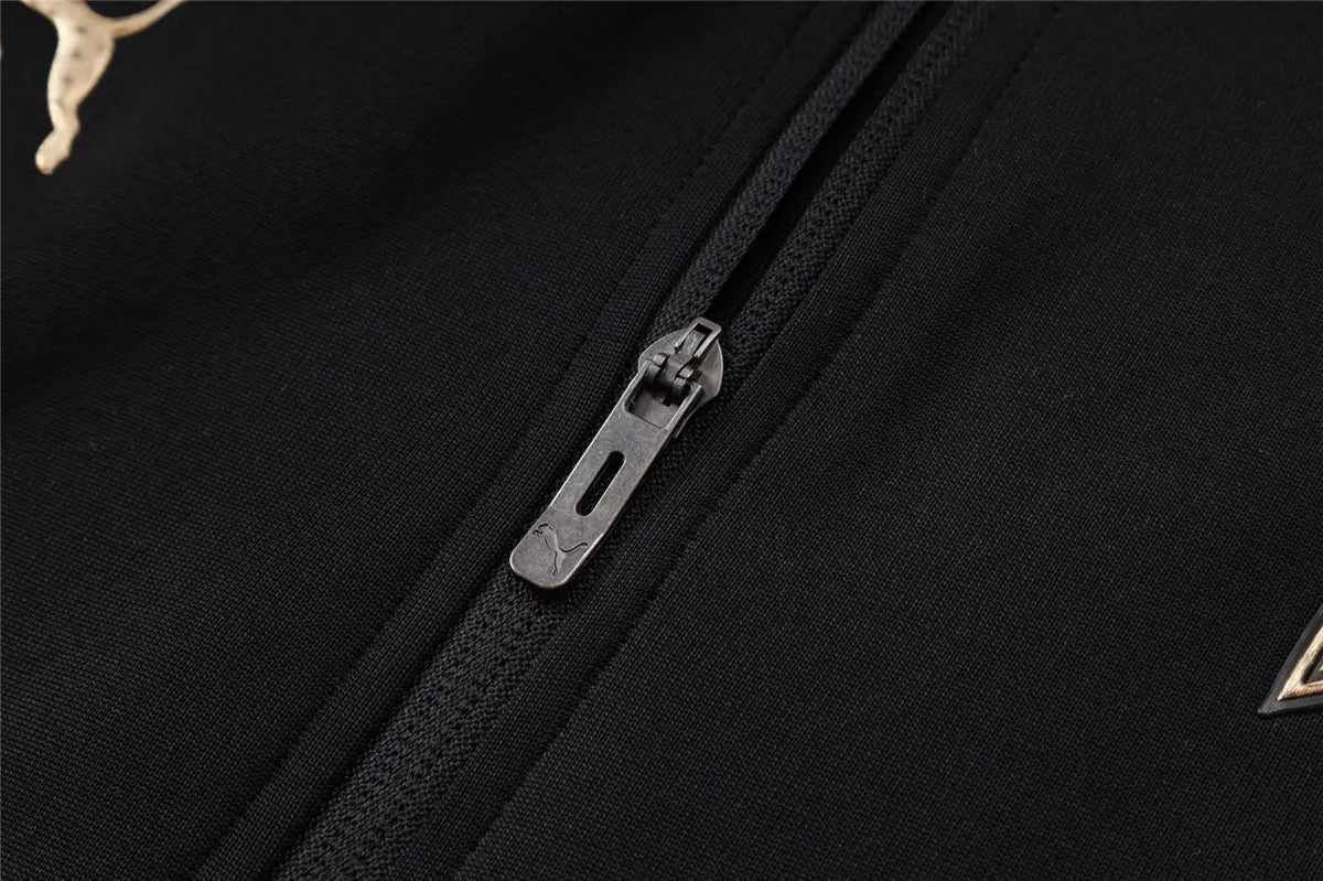 Portugal Tracksuit Full Ziper Black 2026