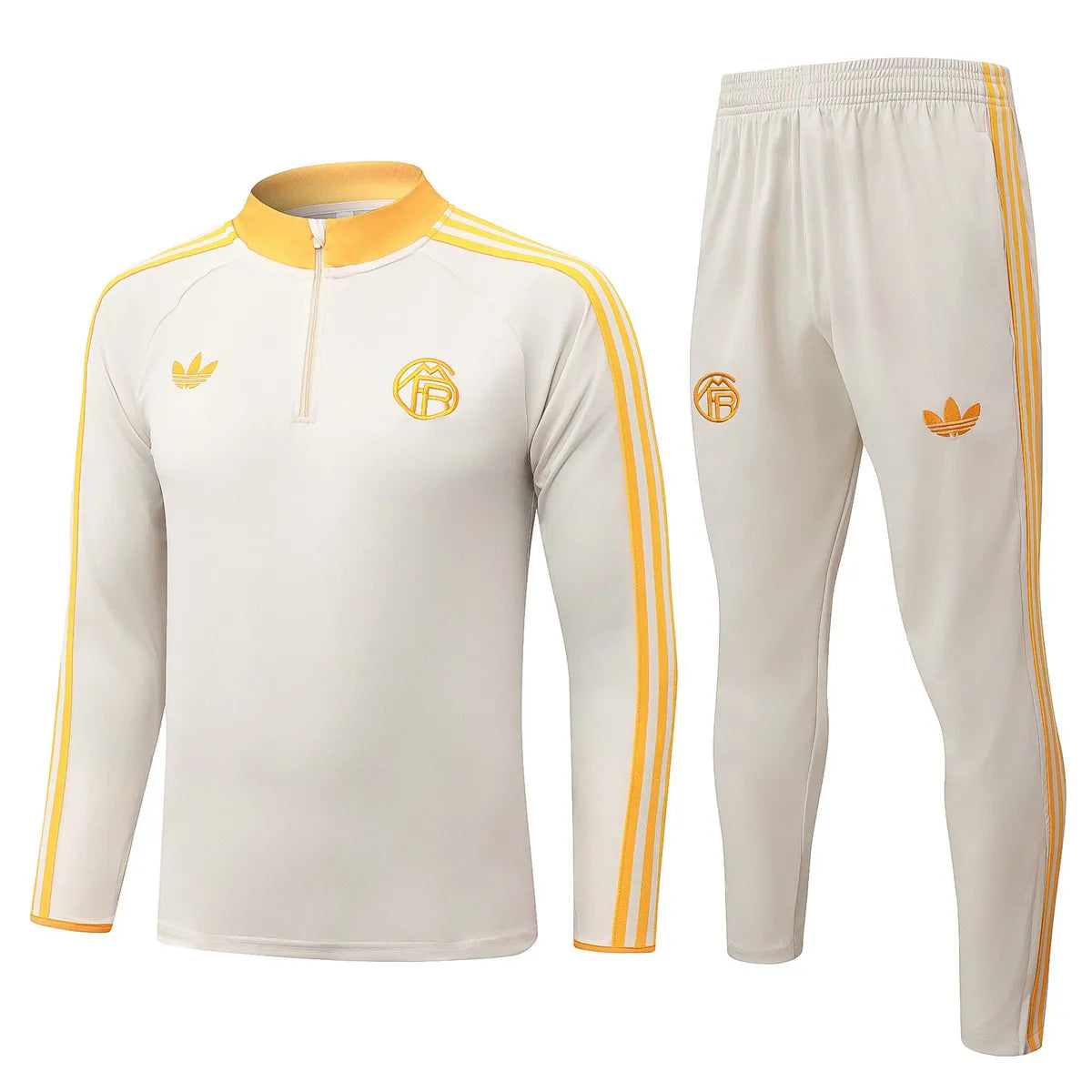 Bayern Munich Tracksuit Kit Cream 2026/27