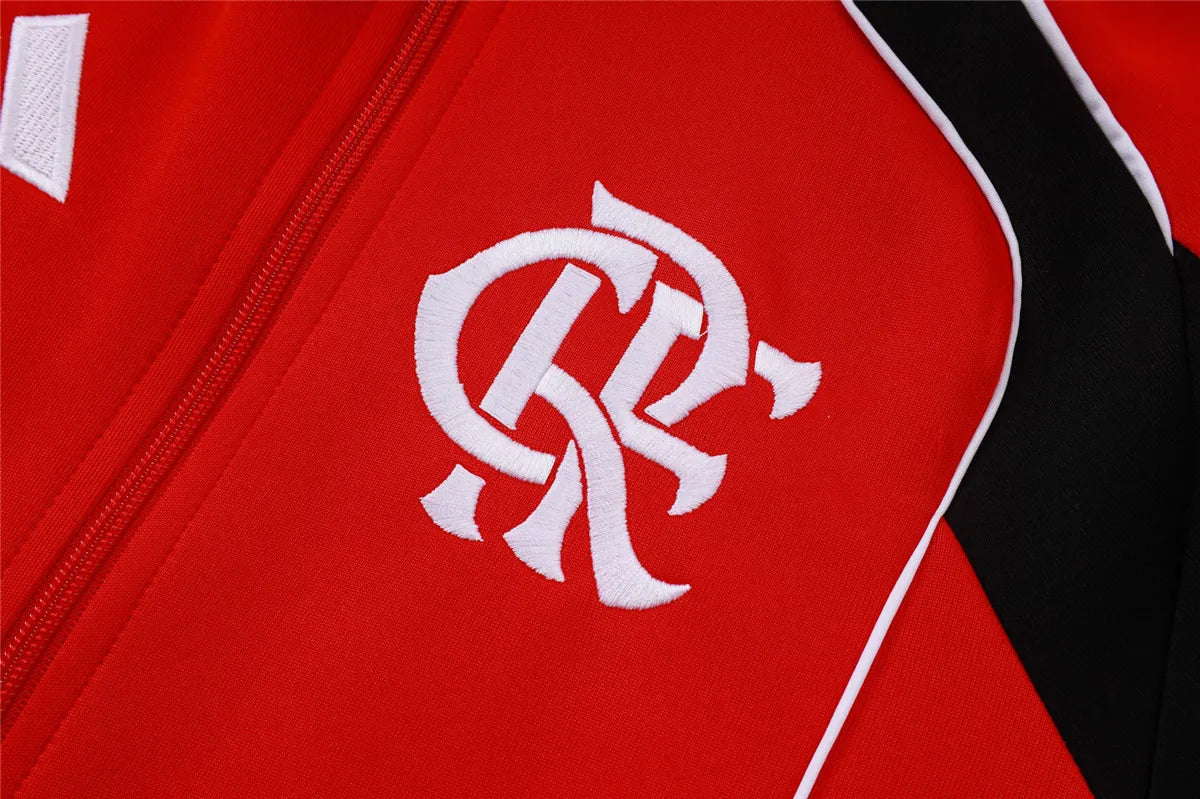 Flamengo Jacket + Pants Training Suit Red 2025/26 - Tracksuit
