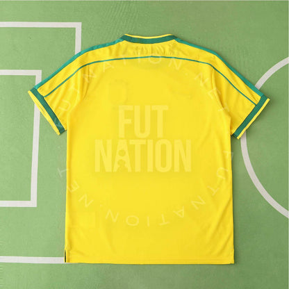 Brazil Home 1998 Jersey Soccer - Retro Version