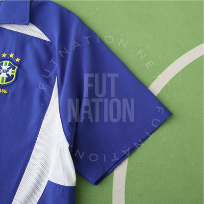 Brazil Away 2002 Jersey Soccer - Retro Version