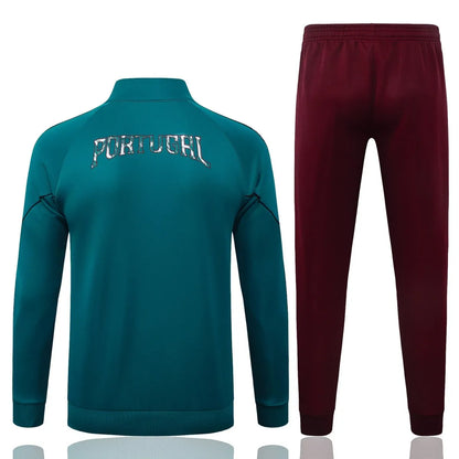 Portugal Tracksuit Full Ziper Green 2026