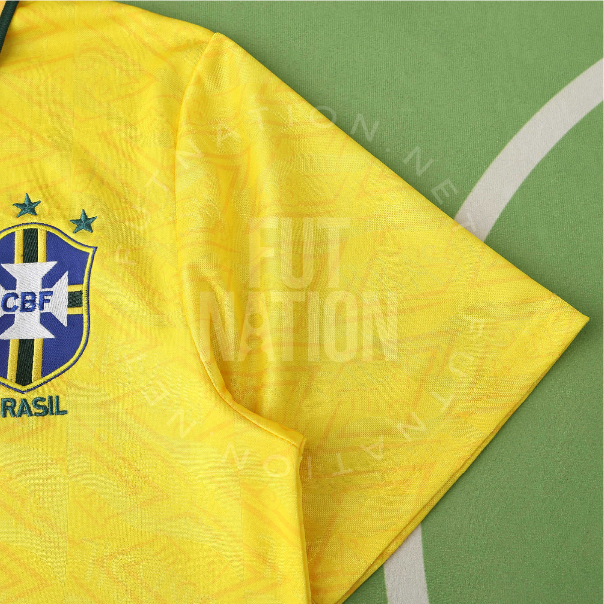 Brazil Home 1993 Jersey Soccer - Retro Version