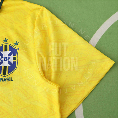 Brazil Home 1993 Jersey Soccer - Retro Version