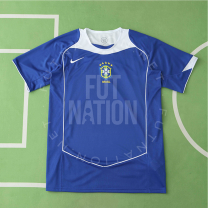 Brazil Away 2004 Jersey Soccer - Retro Version