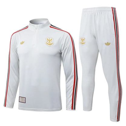 Flamengo Training Suit Light Grey 2025/26 - Tracksuit