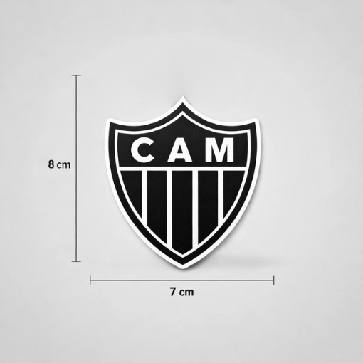 Atletico Mineiro Sticker – Pack 2 Stickers Vinyl Decal for Car Window