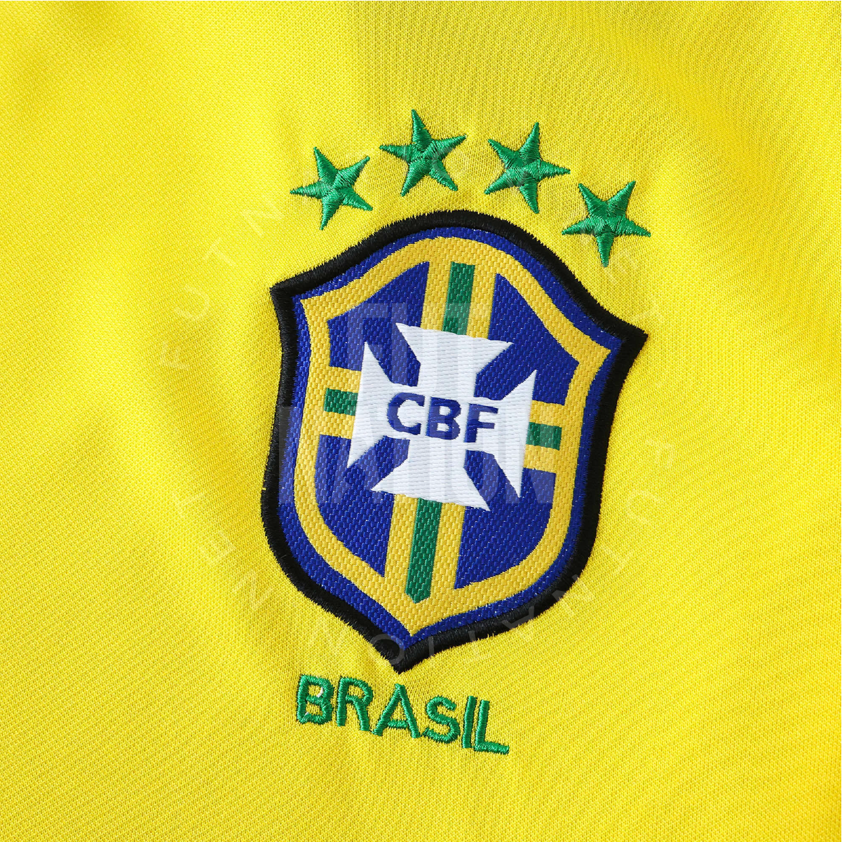 Brazil Home 1998 Long Sleeve Jersey Soccer - Retro Version