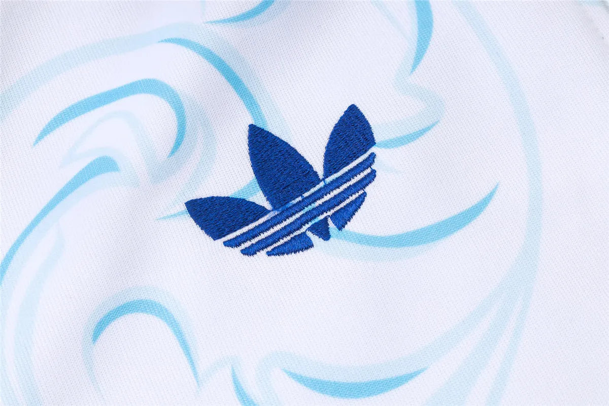 Argentina Tracksuit Full Ziper White 26/27