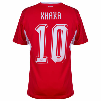 Switzerland 2026 Home Jersey Soccer Fan Version Xhaka #10 - WORLD CUP 2026