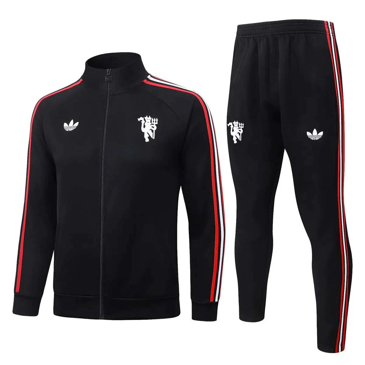 Manchester United Tracksuit Kit Black 2026/27 Full Ziper