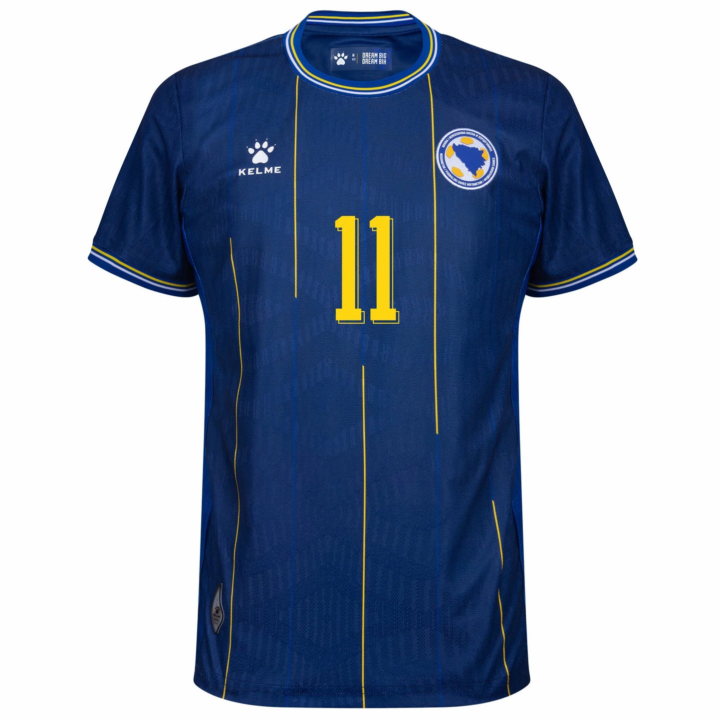 Bosnia & Herzegovina 2026 Home Jersey Soccer Fan Version Džeko #11 - WORLD CUP 2026