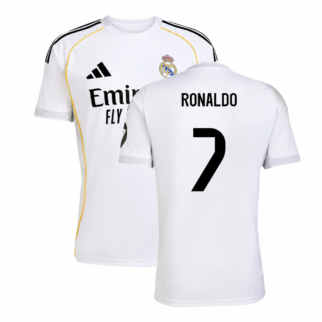 Real Madrid Ronaldo 7 Home Fan Jersey 2025/26