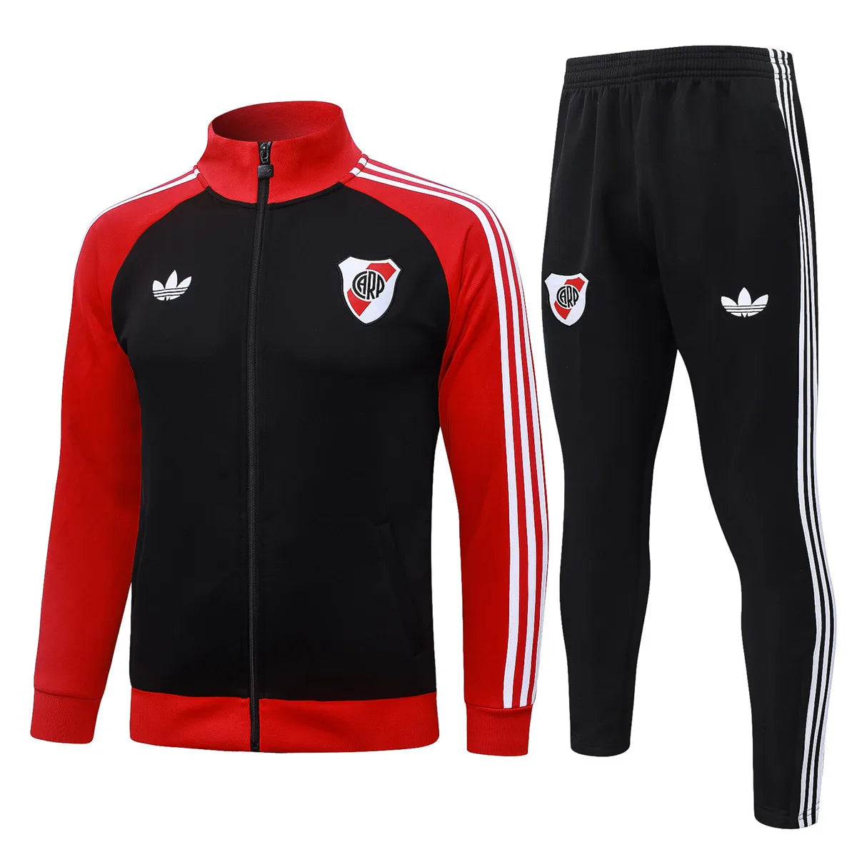River Plate Tracksuit Kit Black Full Ziper 26/27
