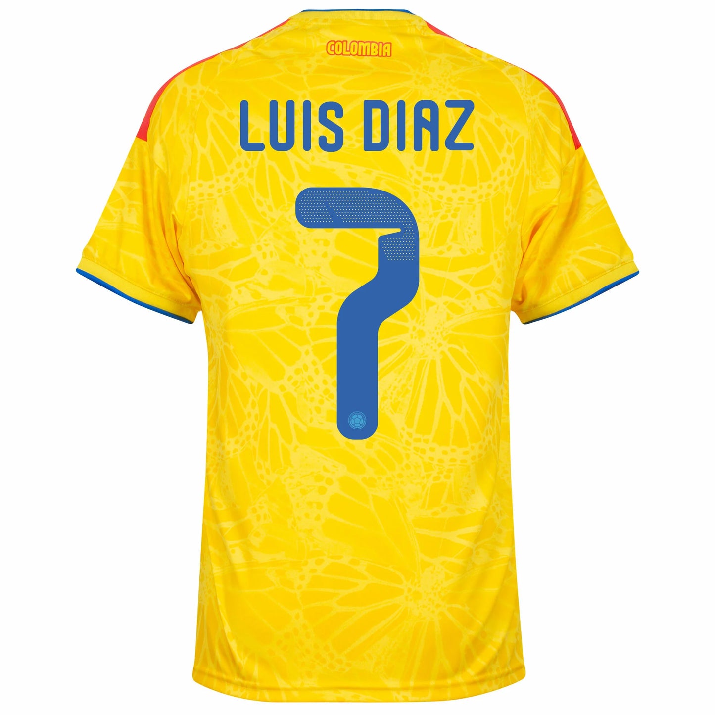Colombia 2026 Home Jersey Soccer Fan Version L. Díaz #7 - WORLD CUP 2026
