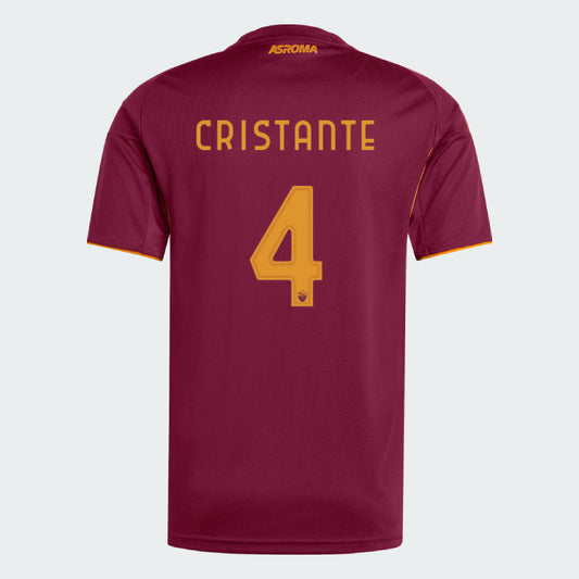 AS Roma Home CRISTANTE #4 Jersey 25-26