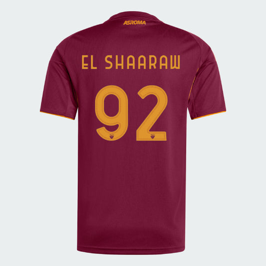 AS Roma Home EL SHAARAWY #92 Jersey 25-26