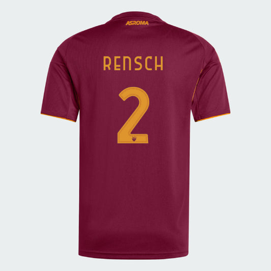 AS Roma Home RENSCH #2 Jersey 25-26