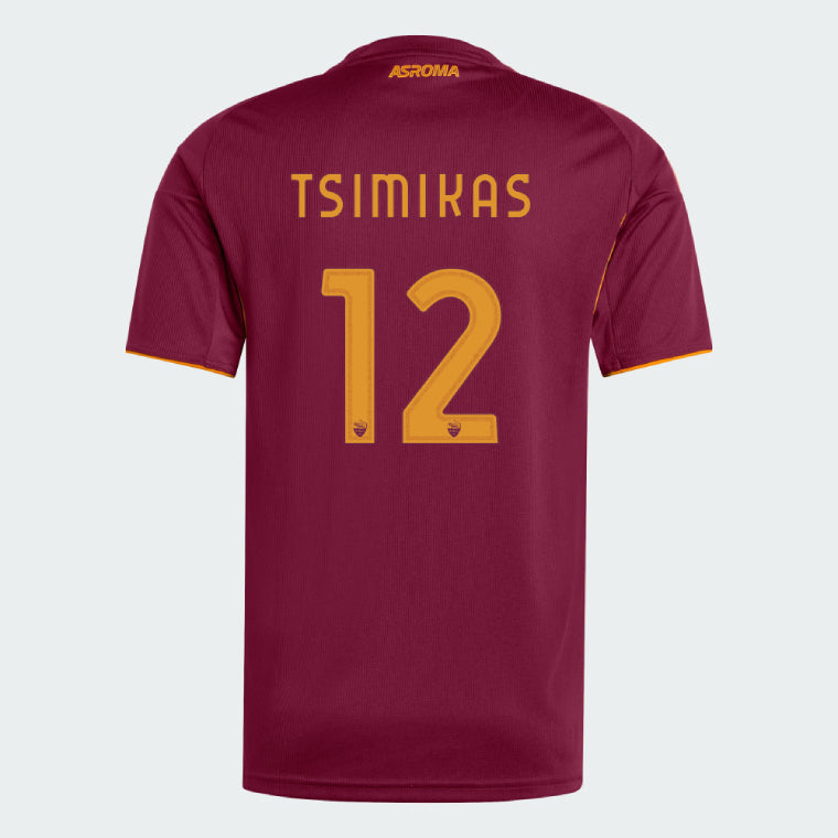 AS Roma Home TSIMIKAS #12 Jersey 25-26