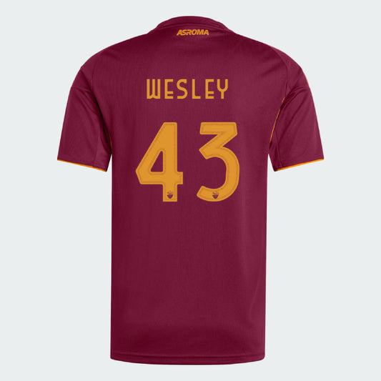 AS Roma Home WESLEY #43 Jersey 25-26