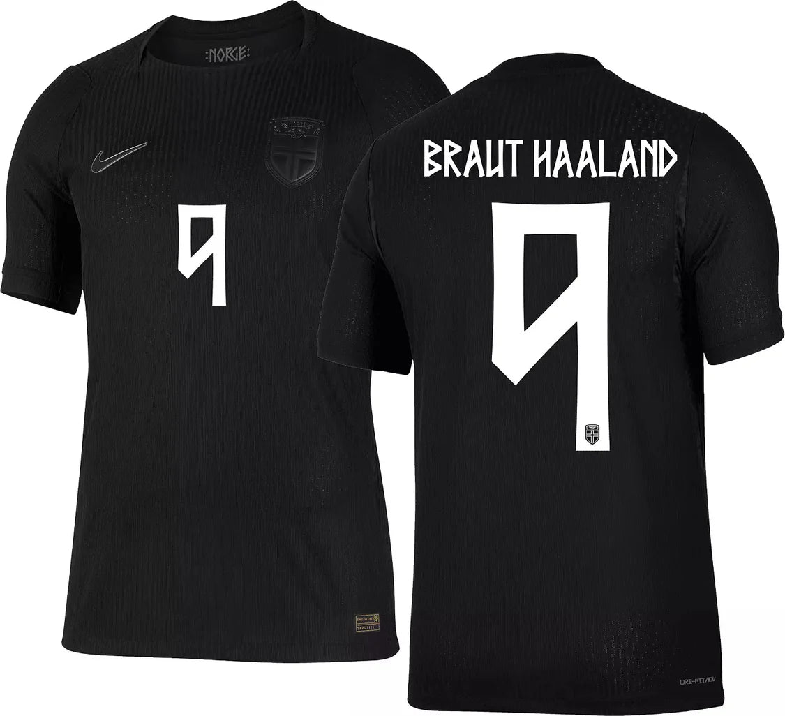 Norway 2026 II Away Jersey Soccer Player Erling Haaland #9 - World Cup 2026