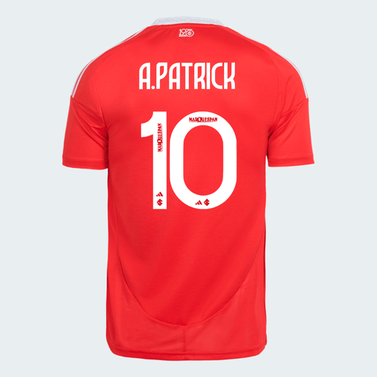 Internacional 2025/26 I Home Jersey Soccer A. Patrick #10 - Fan Version