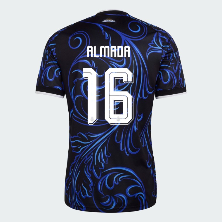 Argentina 2026 II Away Jersey Soccer ALMADA #16 - World Cup 2026