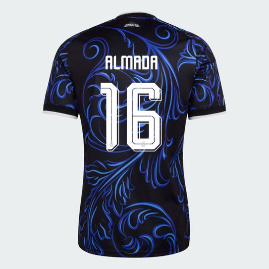 Argentina 2026 II Away Jersey Soccer ALMADA #16 - World Cup 2026