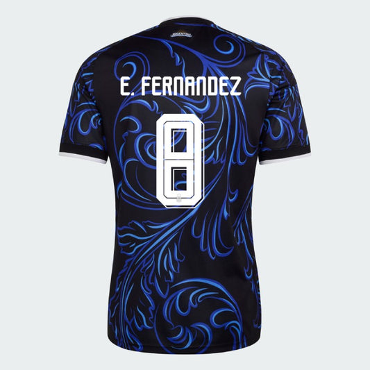 Argentina 2026 II Away Jersey Soccer  E. FERNANDEZ #8 - World Cup 2026